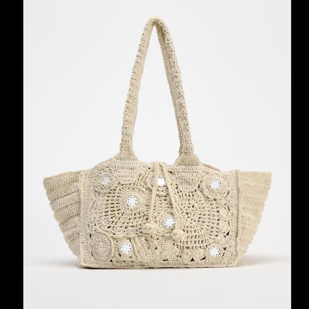 ZARA MIRRORS TOTE BAG - BRAND NEW WITH TAG - Picture 1 of 8